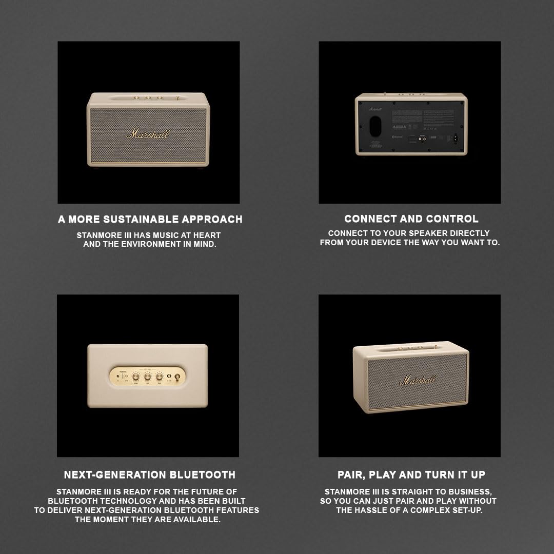 Marshall Stanmore III Altavoz Bluetooth inalámbrico - Crema