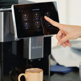 Cecotec Cafeteras Superautomática Cremmaet Tempo. Cafetera Superautomática Con Pantalla Tft de 7", 13 Recetas de Café, 6 Perfiles de Usuario, 1350 W de Potencia, 19 Bares de Presión.
