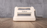 Rayher Máquina troqueladora papel y embossing, A5, incluye placas, para manualidades, 50272000