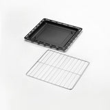 De'Longhi Sfornatutto Chef EO34302 - Horno eléctrico ventilado con 4 niveles de cocción de 34 l, freidora de aire, puerta doble cristal, temperatura 80-230 °C, temporizador 120, incluye bandeja y