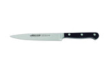 Arcos Set Cuchillos 5 piezas Acero Inoxidable Nitrum. Cuchillo Cocina Profesional Afilado para Cortar Carne. Mango Ergonómico Polioximetileno POM. Serie Opera. Diseño Clásico. Color Negro.