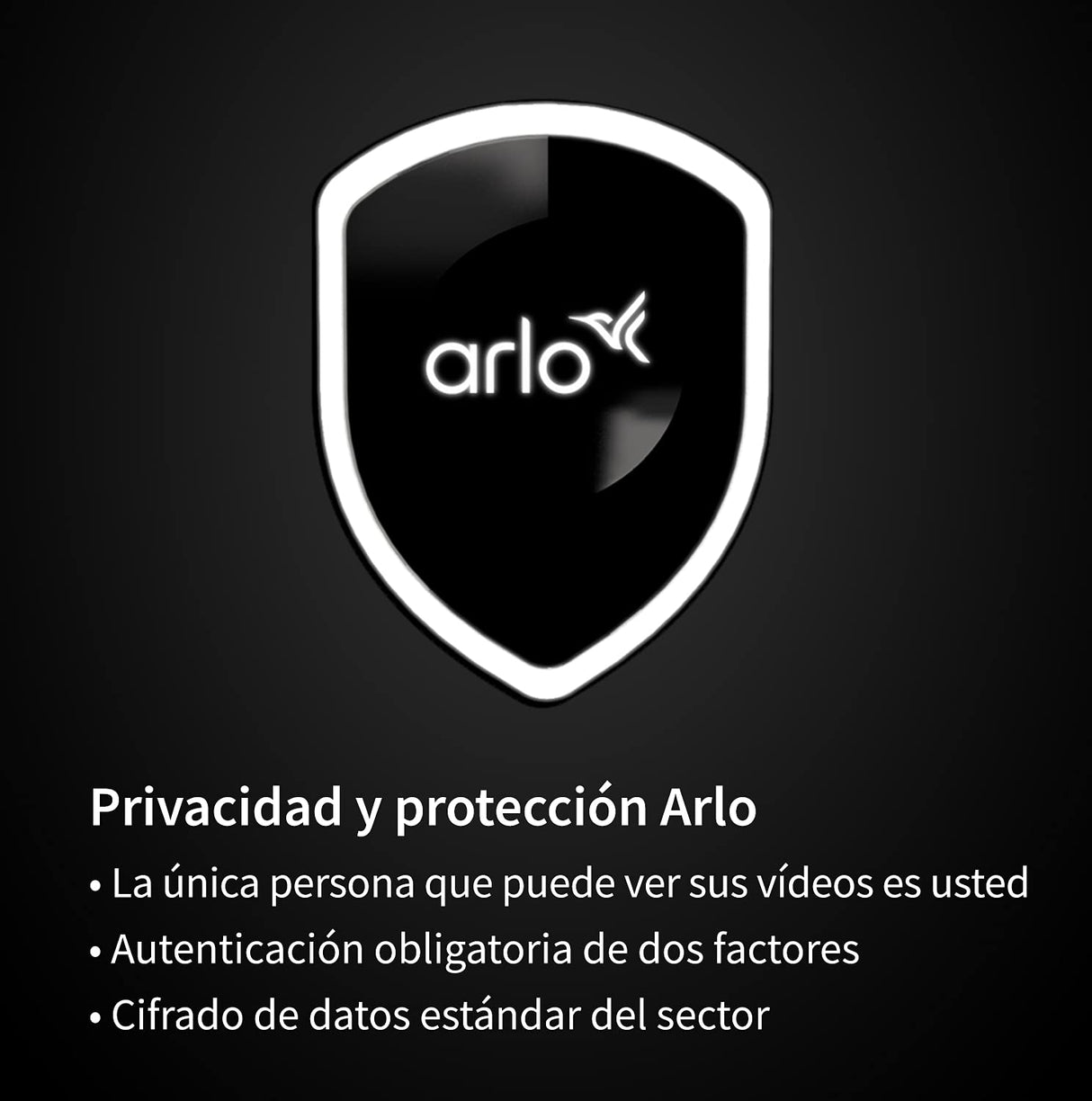 Arlo Essential Camara Vigilancia WiFi Exterior 1080p HD, Camara Vigilancia WiFi Interior, Sensor de Movimiento, Alarmas Para Casa, Prueba Arlo Secure Incluida, Visión Nocturna, 3 Cámaras, Blancas