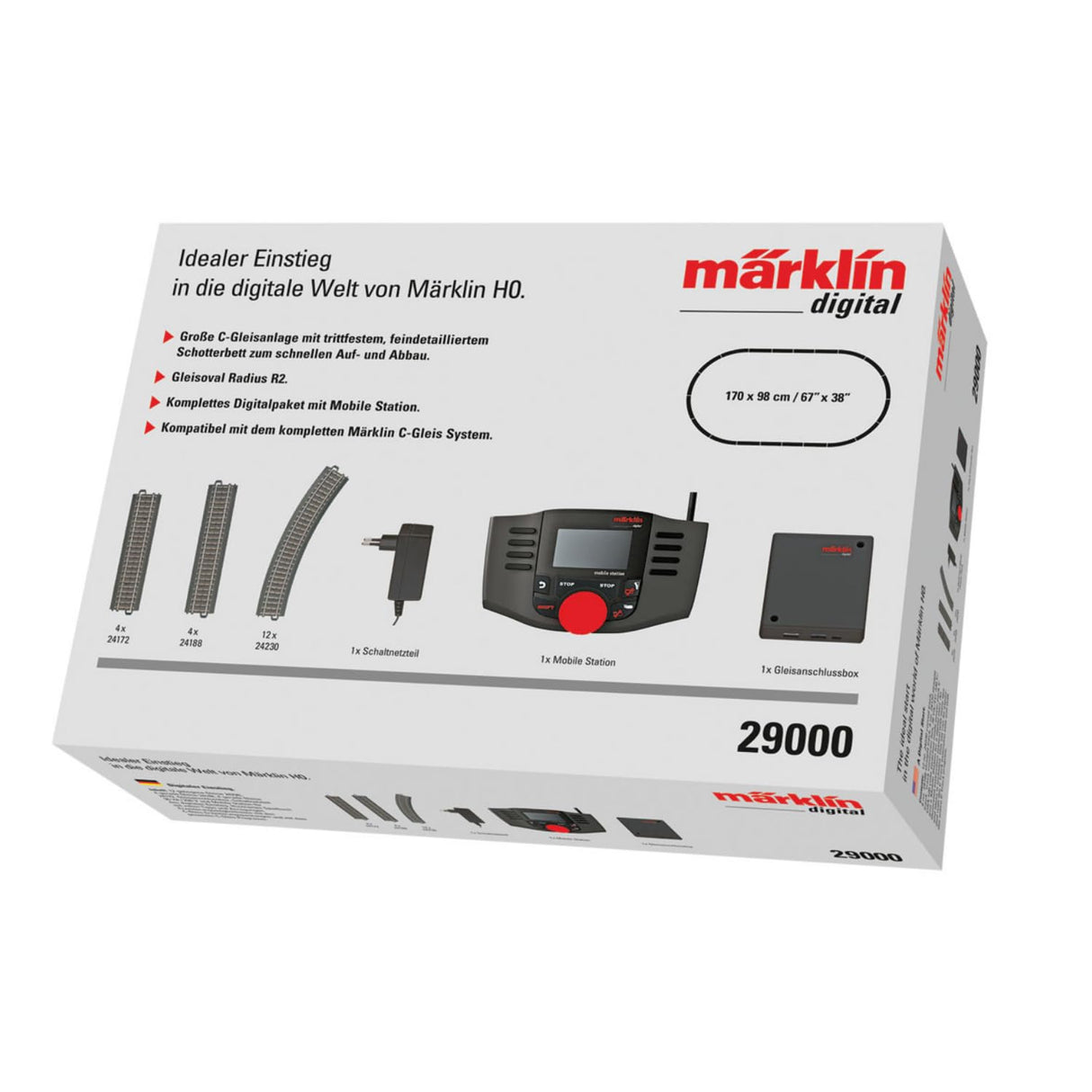 Märklin 29000 - Set Digital para Principiante MS2, Multicolor