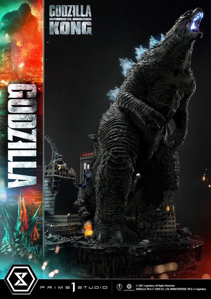 Prime 1 Studio Godzilla vs. Kong Godzilla Final Battle - Figura Decorativa (60 cm)