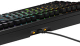 Glorious Gaming GMMK 3 anpassat mekaniskt gamingtangentbord, 100% fullstorlek, modulärt packningssystem, doubleshot PBT, aluminiumplatta, utbytbara 3- Och 5-stiftsbrytare, USA QWERTY - Svart