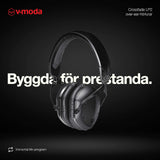 V-Moda Crossfade LP2 | Auriculares circumaurales metálicos con Aislamiento de Ruido | Dos transductores de Doble diafragma de 50 mm | Funda de exoesqueleto | Matte Black