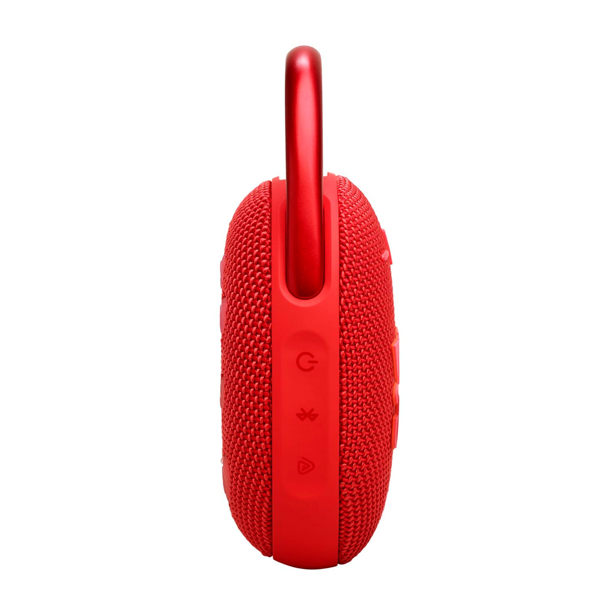 JBL Clip 5, Altavoz inalámbrico portátil con Bluetooth, resistente al agua y al polvo IP67, hasta 12h de reproducción y más con Playtime Boost activado, rojo