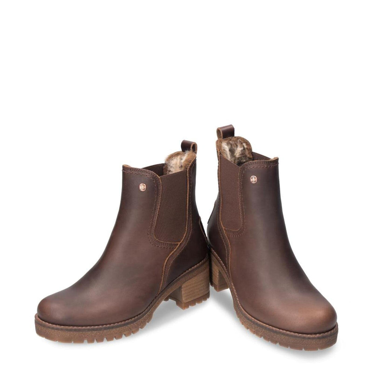 Panama Jack Pia, Bota Chelsea Mujer, Cuero, 38 EU