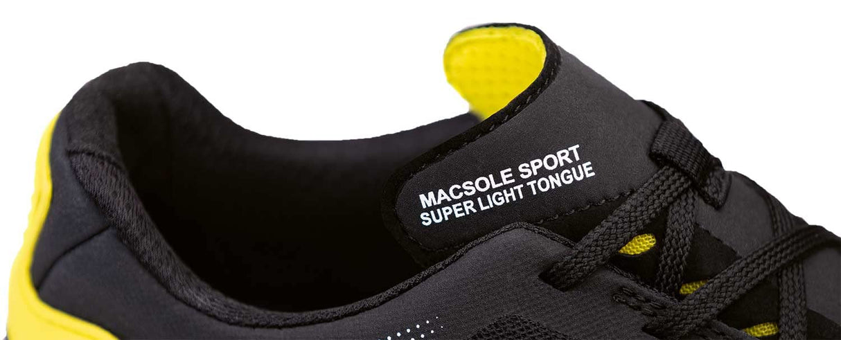 Heckel S1p Flexible, Zapatos de Seguridad Hombre, Negro Amarillo, 41 EU