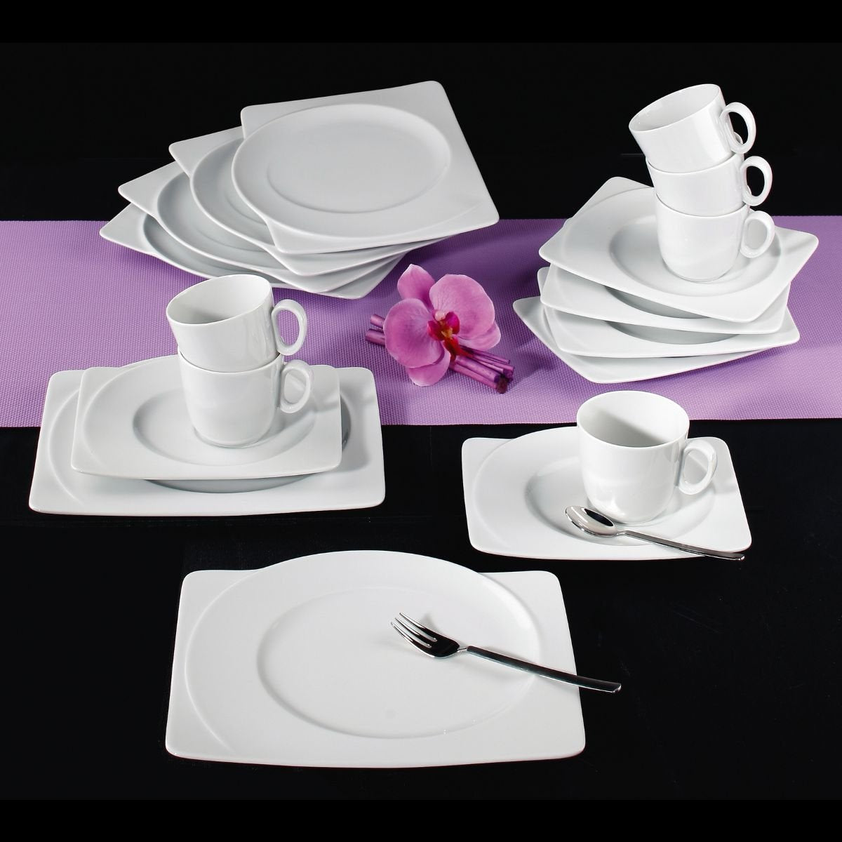 Seltmann Servicio de café, Porcelana, Blanco