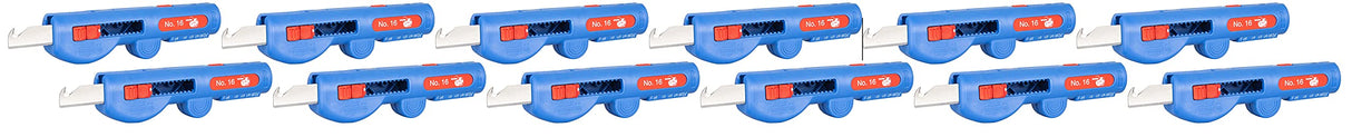 WEICON 12-52000016 Quadro - Pelacables (12 unidades), color azul