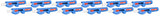 WEICON 12-52000016 Quadro - Pelacables (12 unidades), color azul