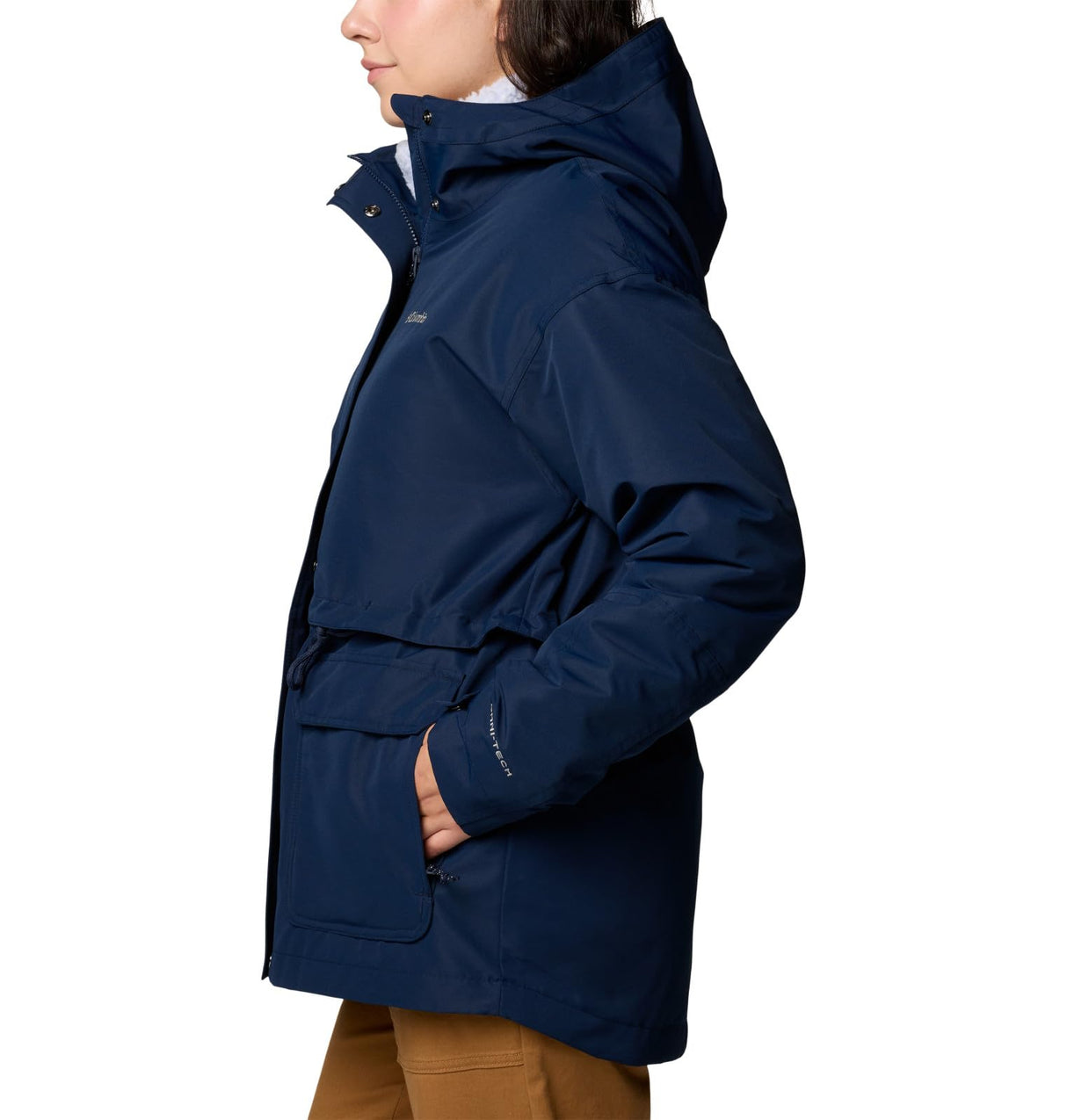 Columbia Niño Forro Polar Sherpa Estampado con Cremallera Rugged Ridge II