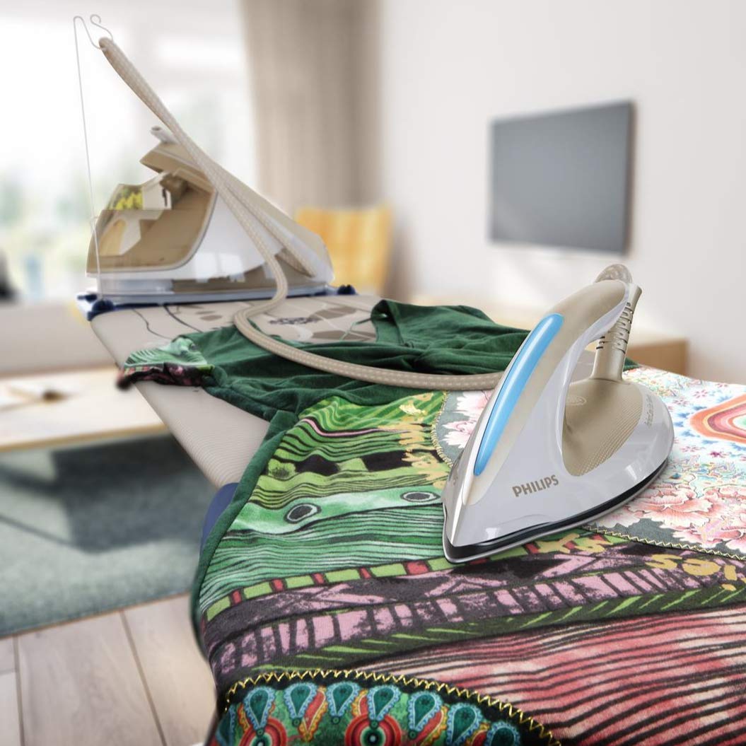 Philips GC9642/60 PerfectCare Elite Silence - Estación de planchado a vapor, 2400 W, OptimalTEMP, presión de vapor de 7,2 bares, disparo de vapor de 490 g