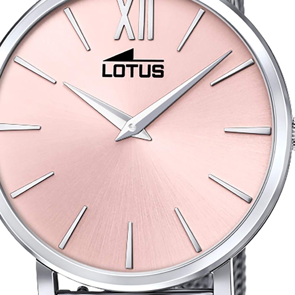 Lotus Reloj Mujer 18728/2 Minimalist Caja de Acero Inoxidable 316l Plateado Correa de Acero Inoxidable 316l Plateado