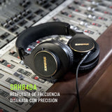 Shure SRH840A Auriculares con Cable de oído para Escuchar y monitoreo crítico, Profesionales, Sonido detallado, diseño Ajustable y Plegable