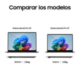 Samsung Galaxy Book5 Pro, Ordenador Portátil IA 16", Procesador Intel Core Ultra 7, 16GB RAM, Almacenamiento 1TB, Windows 11 Home, Gris, Teclado QWERTY Español