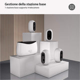 Strong Helo View - Kit de 2 cámaras inalámbricas de vigilancia WiFi para exteriores, con protección IP65, visión nocturna y detección de movimiento, app Helo by Strong iOS y Android