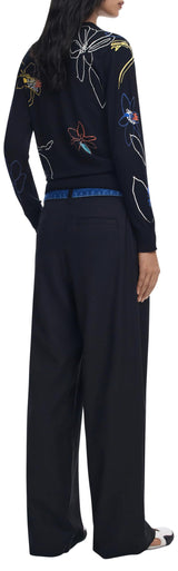 Desigual Pant_DENIMWAIST, 2000 Negro, M