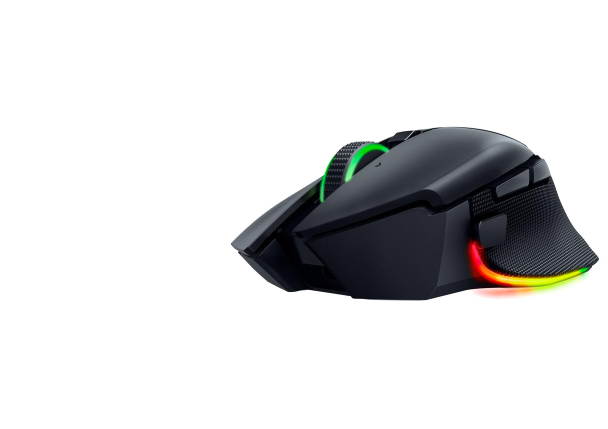 Razer Basilisk V3 Pro - Ratón Inalámbrico Personalizable para Juegos con Rueda Inclinable Hyperscroll (Sensor Óptico Focus Pro 30K, Iluminación Cromática de 13 Zonas, Botones Programables 11) Negro