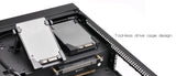 SilverStone SST-ML08B-H - Carcasa de Ordenador Milo Slim HTPC Mini-ITX, con asa, Negro
