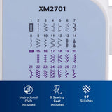 Brother XM2701S Máquina de Coser (Edición Exclusiva) - 27 Puntadas de Costura, Eléctrica, Portátil, Completa y Fácil para Principiantes