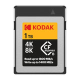 Kodak CFexpress EKMCFX1TK - Tarjeta de Memoria Tipo B (1 TB de Lectura y 1400 MB/s de Escritura a 1800 MB/s