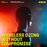 AIAIAI TMA-2 DJ Wireless - Auriculares inalámbricos Profesionales para DJ con Audio inalámbrico de latencia ultrabaja, más de 25 Horas de reproducción, diseño Ligero y Duradero, Almohadillas de Alto