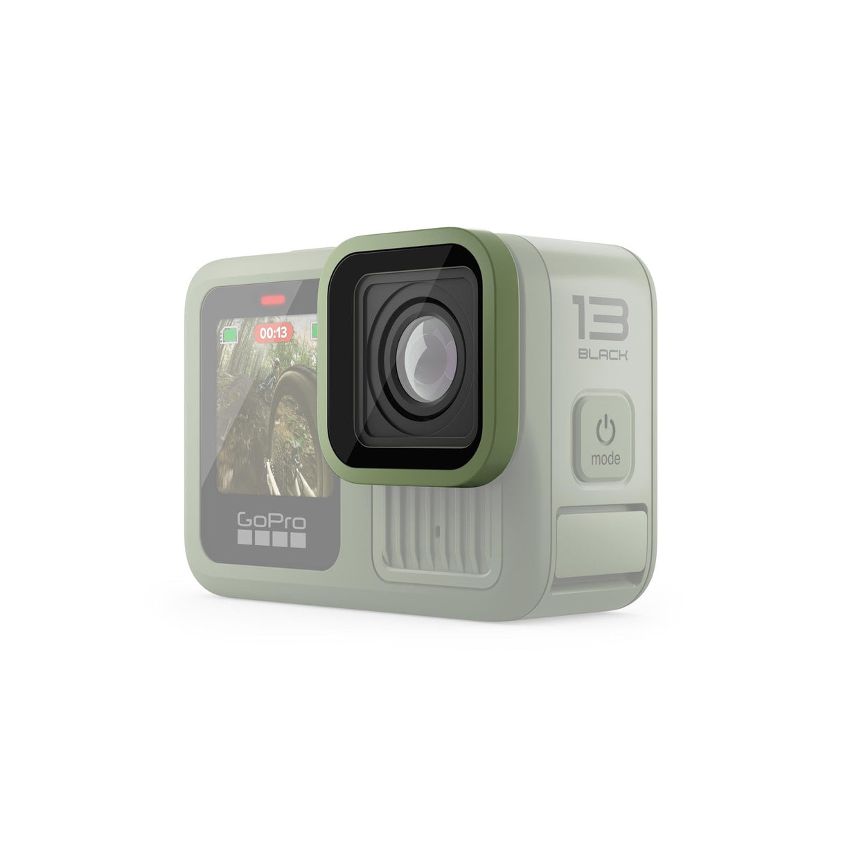 GoPro HERO13 Black en Verde Bosque - Cámara de acción Impermeable con Video 5.3K60, Fotos de 27MP y compatibilidad con Lentes de la Serie HB