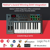 Nektar Impact LX 25+ - Teclado controlador USB midi de estudio | LX-25 Plus