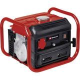 Einhell Generador eléctrico (gasolina) TC-PG 10/E5 (máx. 800 W, limpio motor de tracción de 2 tiempos, toma de corriente de 230 V, 4 L tanque, tracción del cable para el arranque)