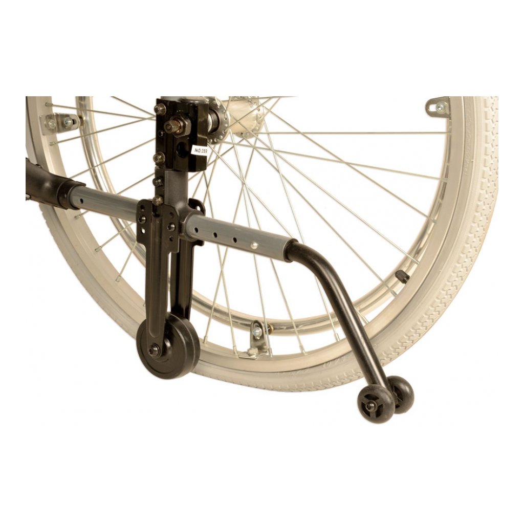 Gima King - Cochecito de aluminio con asiento de 46 cm, tejido negro