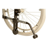 Gima King - Cochecito de aluminio con asiento de 46 cm, tejido negro