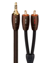 AudioQuest 12m Big Sur 3.5mm - 2xRCA Cable de Audio 3,5mm Negro - Cables de Audio (3,5mm, 2 x RCA, Cobre, 12 m, Negro)