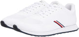 Tommy Hilfiger Runner Sneaker Hombre New Eva Knit Low Top, Blanco (White), 43