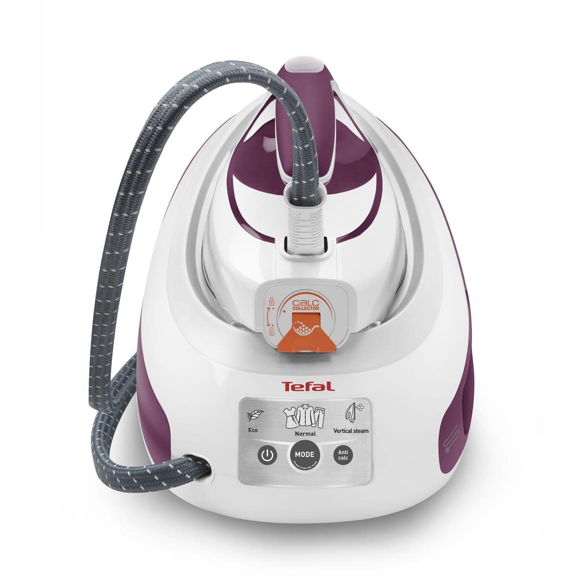 Tefal Express Anti-Calc SV8054 Dampfb?gelstation 2800 W 1,8 l Duriliumsohle Violett - Wei? (SV8054)