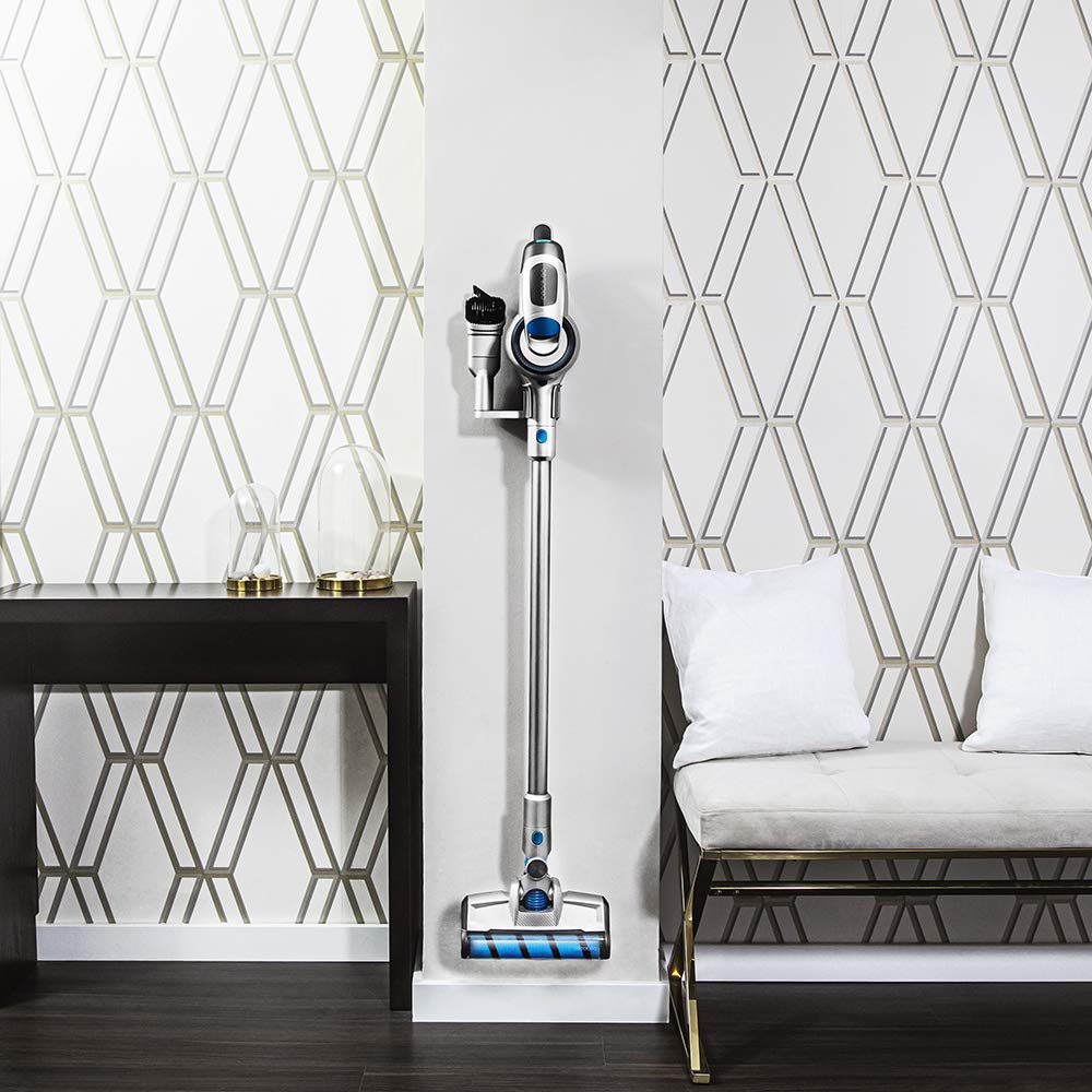 Cecotec Aspirador Escoba sin cable Conga RockStar 200 Elite, Aspirador sin cables 3 en 1: vertical, escoba y de mano, con motor digital, 380W de potencia y 20 KPA, Hasta 50 min de Autonomía