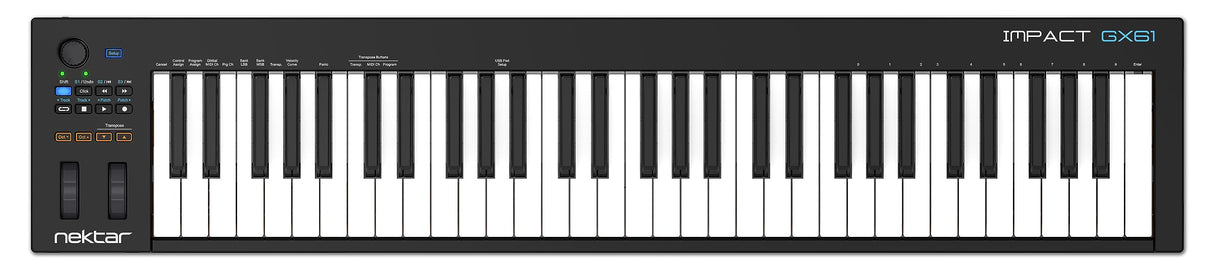 Nektar Impact GX61 - Controlador USB MIDI de teclado con integración de DAW