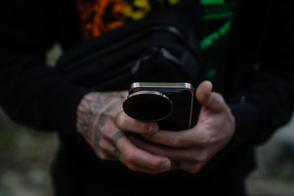PolarPro - LiteChaser iPhone 16 - Black Mist Filtro VND 2-5 - Compatible con Las Fundas LiteChaser 16 y 15