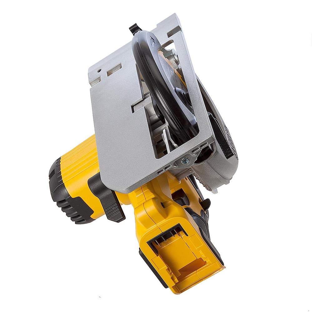 DEWALT DCS391NT-XJ - Sierra Circular XR 18V, 460W, Disco de 165 mm, Profundidad de Corte Max. 55 mm, Velocidad 5150 rpm, Empuñadura Ergonómica, Incluye Maletín TSTAK, Sin Batería ni Cargador