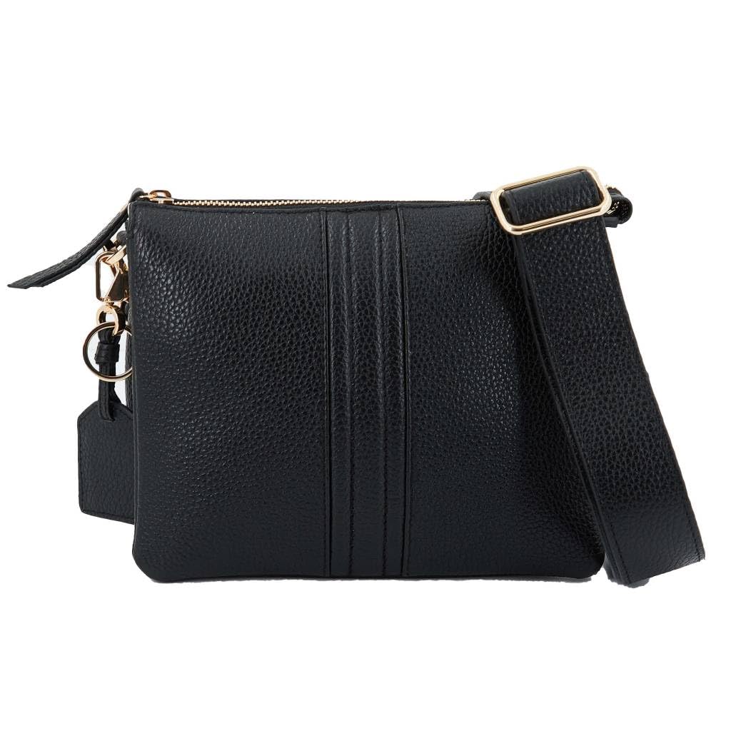Geox D Clarissy, Bolsa para Mujer, Negro, Einheitsgröße