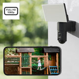 Hama | Cámara de vigilancia Exterior, 1080P, Sensor de Movimiento y luz, Full HD, Compatible con Amazon Alexa y Google Assistant.