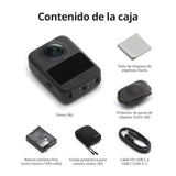 DJI Pack Estándar Osmo 360, cámara 360 con Imagen 360° de 1 Pulgada, Video 360° en 8K Nativo, Foto 360° de 120 MP, grabación 8K de 100 min, Sumergible, cámara de acción para Deportes, vlog
