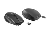 3DCONNEXION CadMouse Pro Wireless Left - Ratón - ergonómico - zurdo - 7 Botones - inalámbrico - Bluetooth, 2.4 GHz, USB-C - Receptor inalámbrico USB