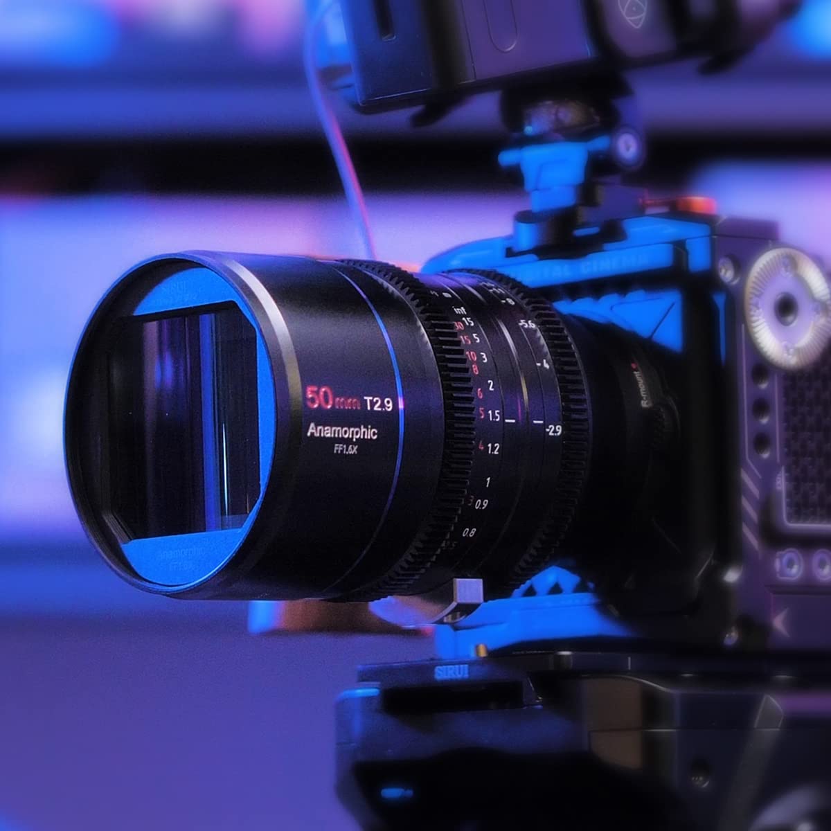 SIRUI 50mm T2.9 1.6X Full Frame Anamorphic Cine Cinema Objetivo Lens Lenses Lente(E Mount)