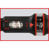KS Tools 516.1672 - Llave dinamométrica con alojamiento cuadrado encajable (565 mm, 60-320 Nm, 14 x 18 mm)