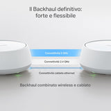 TP-Link Deco BE3600 (1-Pack) – WiFi 7 Mesh tribanda hasta 6.6 Gbps, 2 × Puerto 1G, Ideal para casa Grande, Streaming 8K, Juegos y Red Estable con AI Mesh