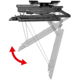 Maclean Electric Soporte de Techo para TV de 32" a 75" | Función de Inclinación y Giro Motorizada | max. VESA 600x400 | Control Remoto y App Tuya | Construcción Metálica Robusta | Sistema Anticolisión