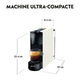 Krups YY2912FD - Cafetera (Independiente, Máquina espresso, 0,6 L, Cápsula de café, 1200 W, Negro, Blanco)
