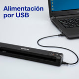 Escáner móvil rápido WorkForce ES-50 A4 con tecnología Epson ScanSmart y sin tiempo de encendido